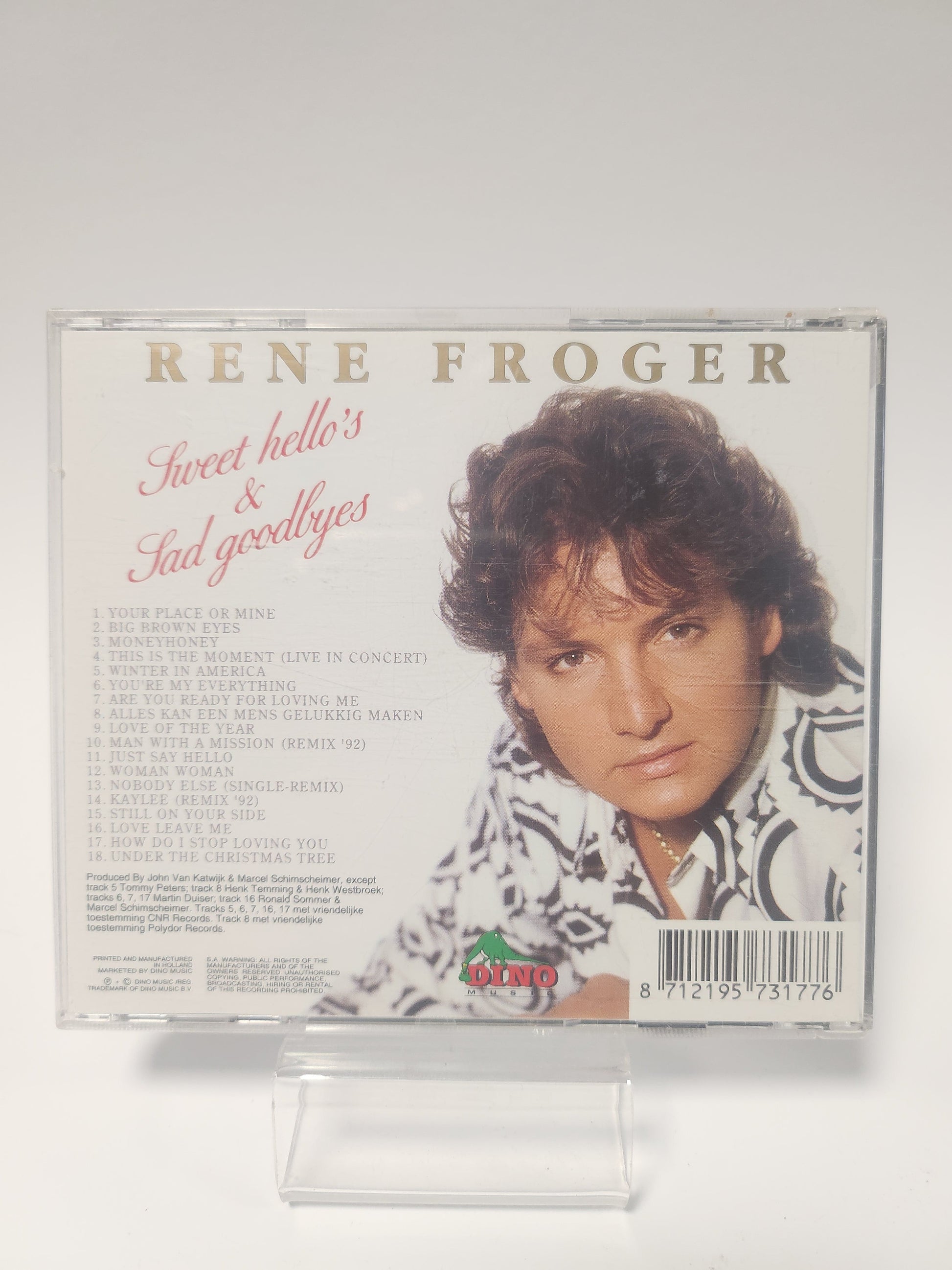 Rene Froger: Sweet Hello’s & Sad Goodbyes CD - Cd