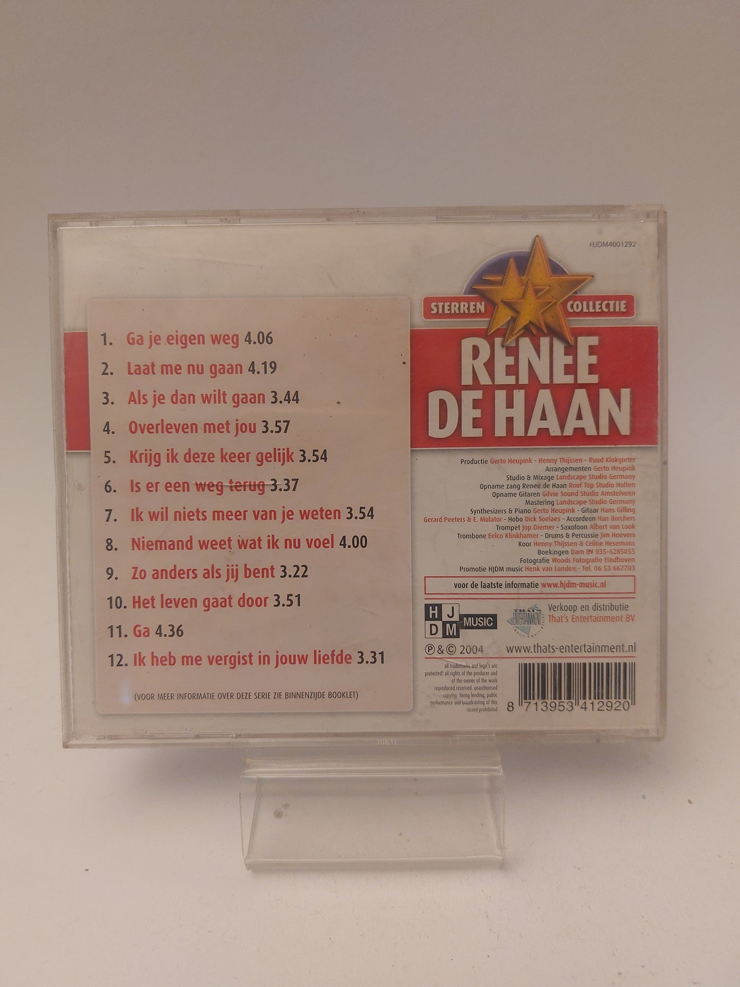 Renee de Haan: Wat er Echt in Mij Leeft CD - Cd