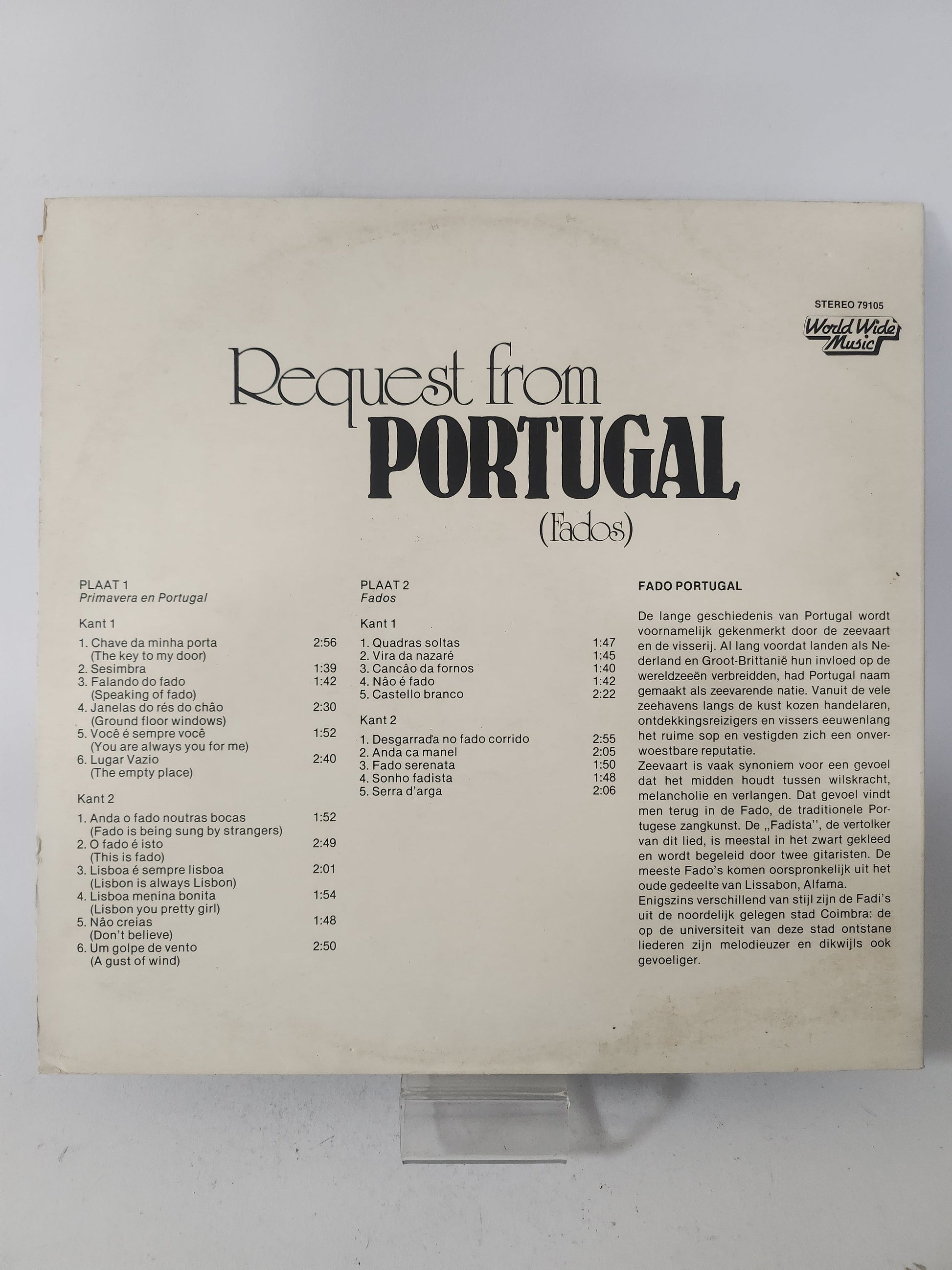 Request from Portigal (Fados) LP Vinyl - Lp Vinyl