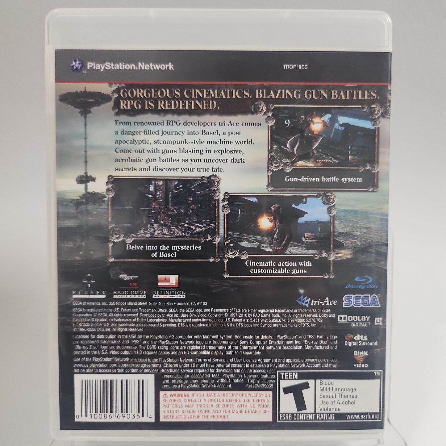 Resonance of Fate American Edition Playstation 3 - Feniks Gameshop