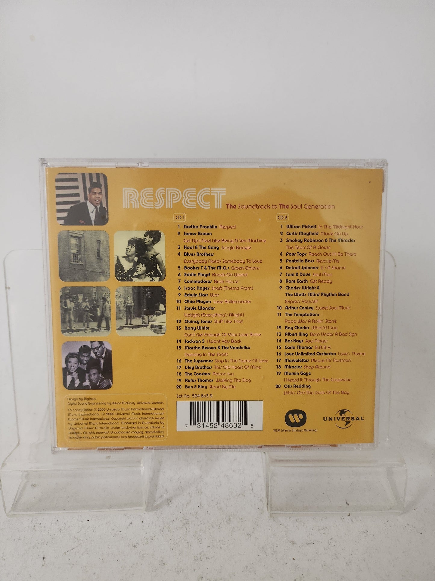 Respect: the Soundtrack to the Soul Generation CD - Cd