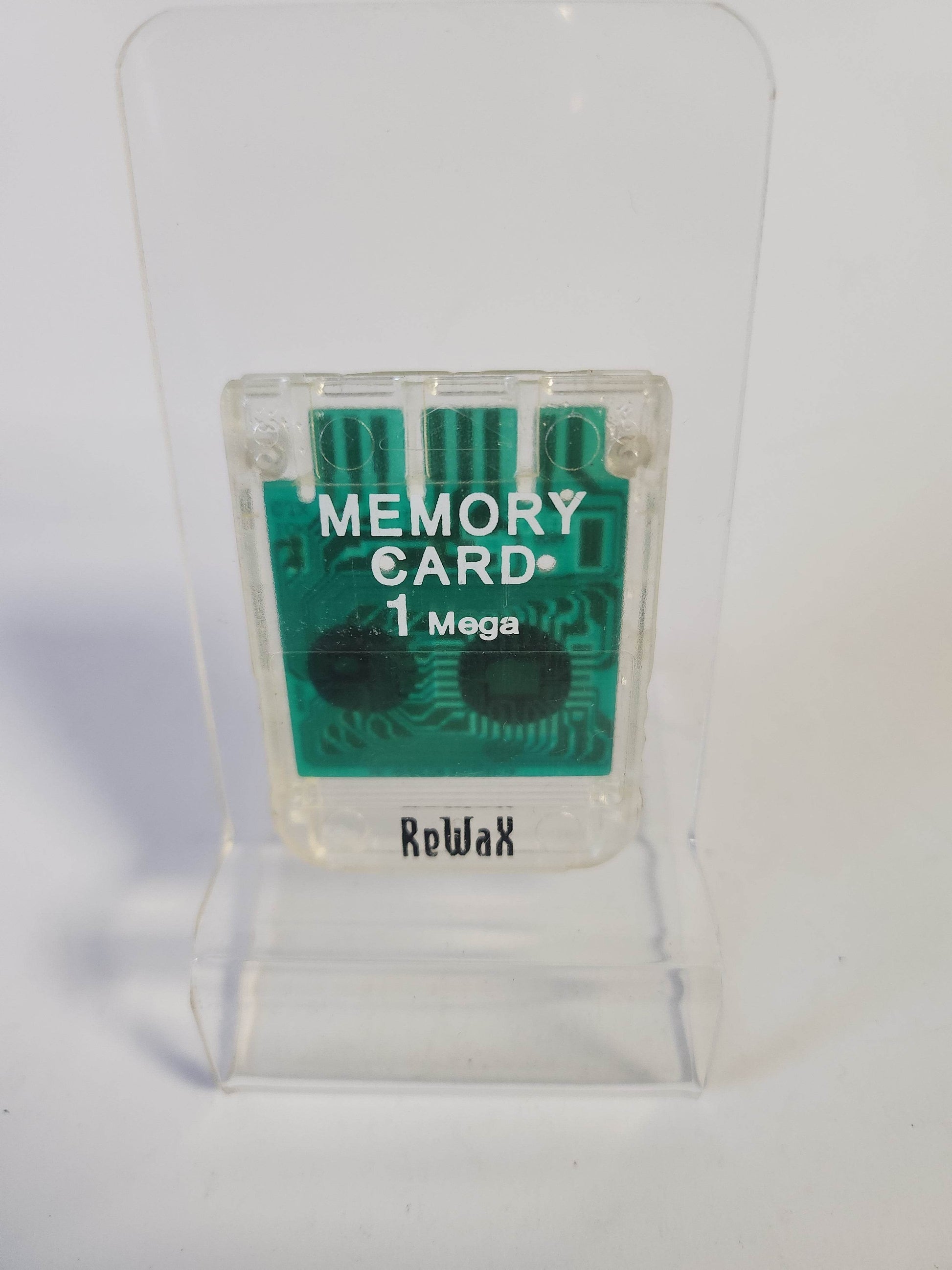 Rewax Transparant 1 Mega Memorycard Playstation 1 - Feniks Gameshop