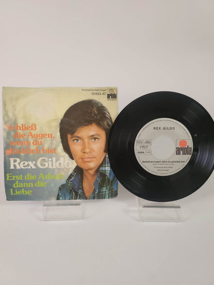 Rex Gildo: Schließ die Augen, wenn du Glucklich Bist Single Vinyl - Feniks Gameshop