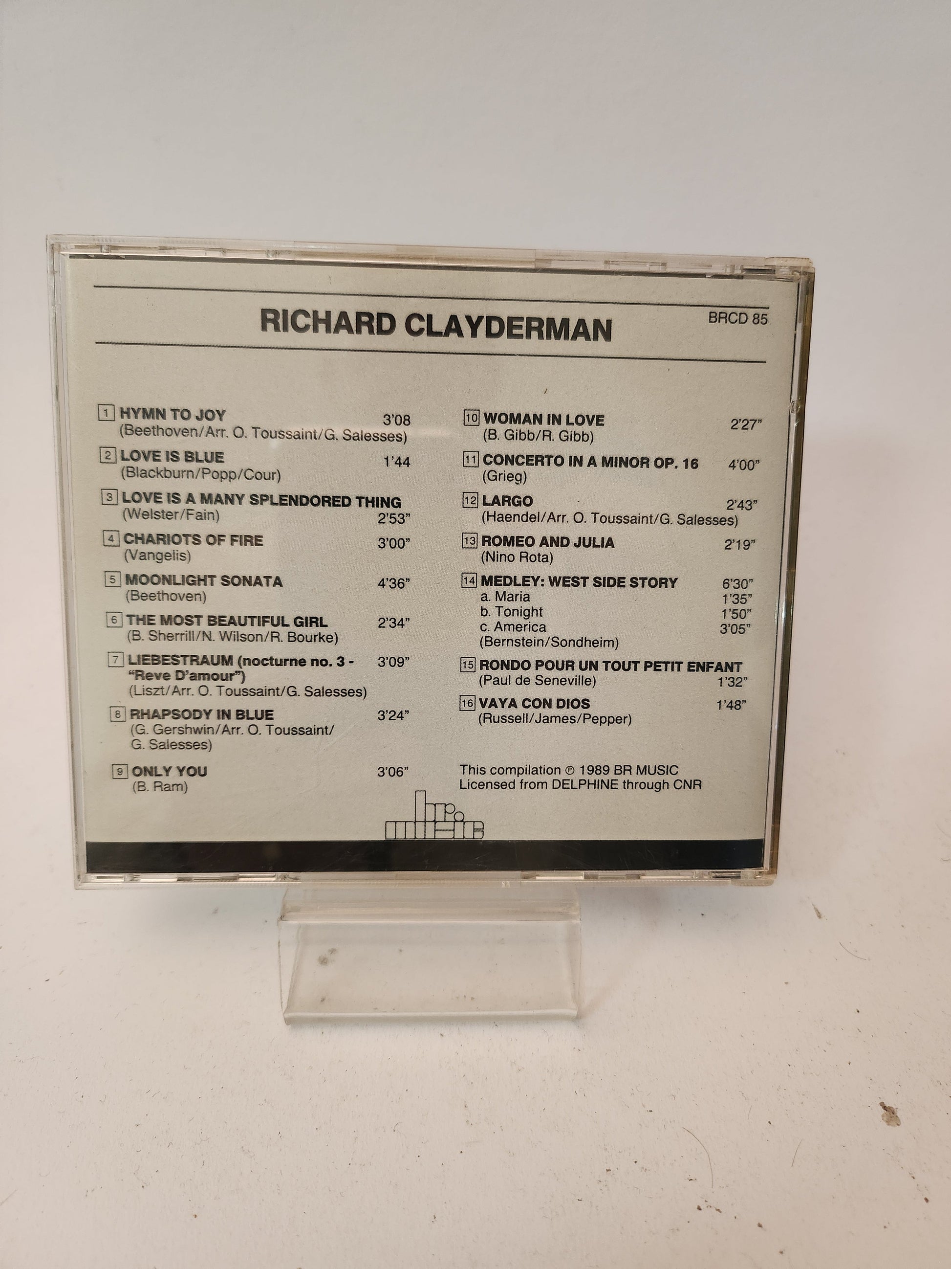 Richard Clayderman: Classic Clayderman CD - Cd