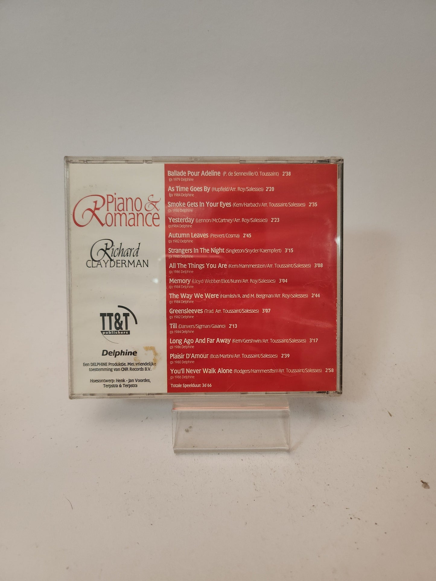 Richard Clayderman: Piano & Romance CD - Cd