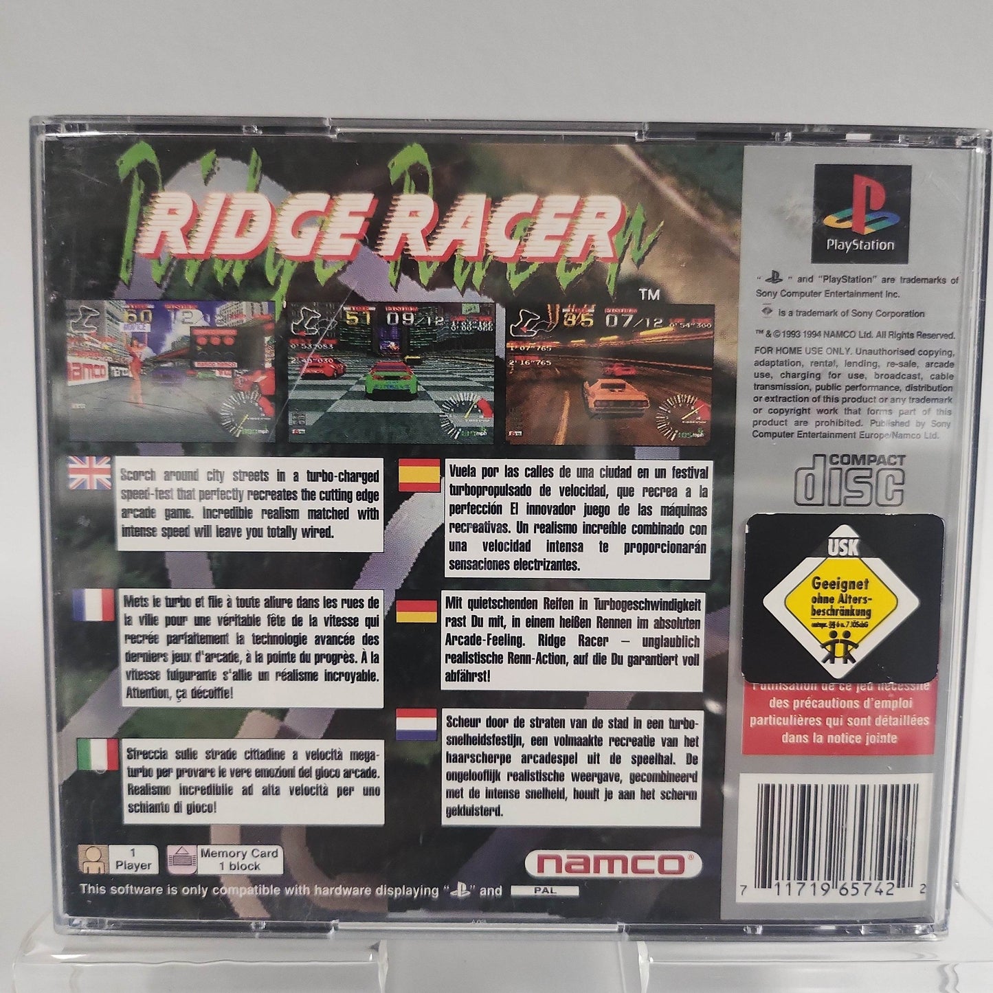 Ridge Racer Platinum Playstation 1 - Feniks Gameshop