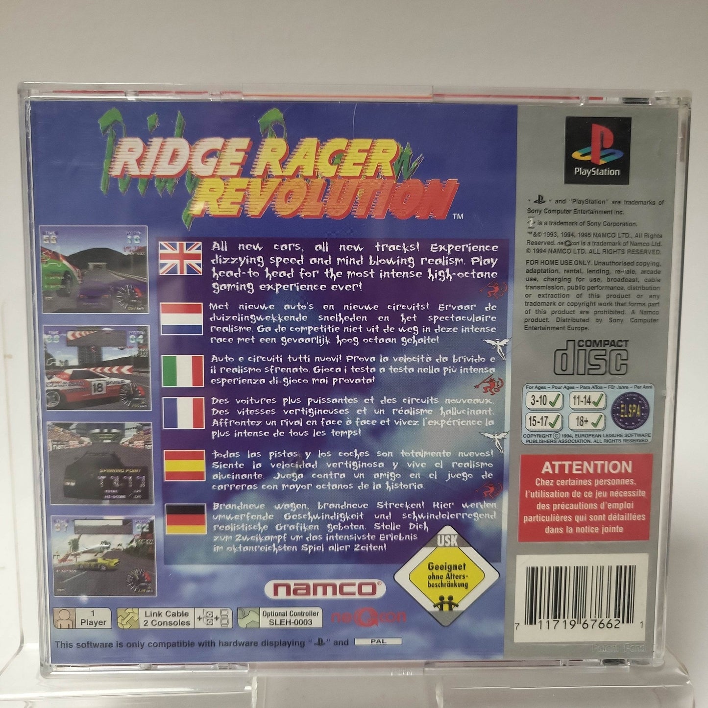 Ridge Racer Revolution Platinum Playstation 1 - Feniks Gameshop