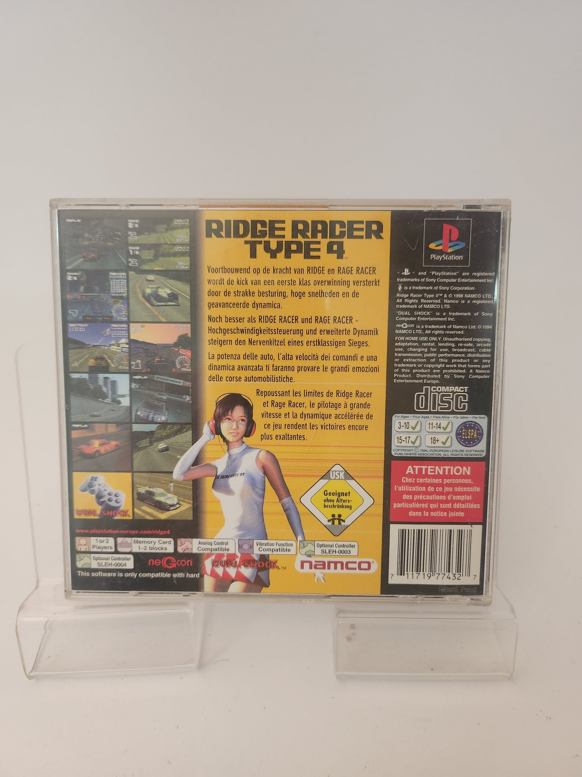 Ridge Racer Type-4 Playstation 1 - Playstation 1 Games