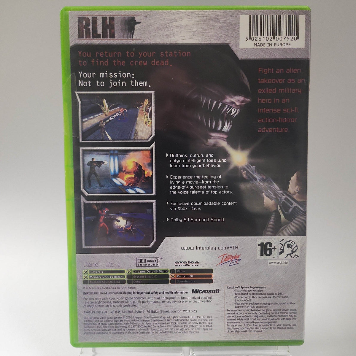 RLH (Run like Hell) Hunt or Be Hunted Xbox Original - Feniks Gameshop