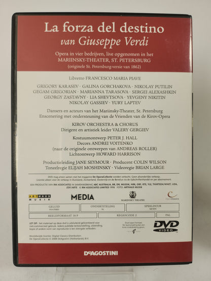 Opera Collectie 25: Verdi "la Forza del Destino" DVD Muziek