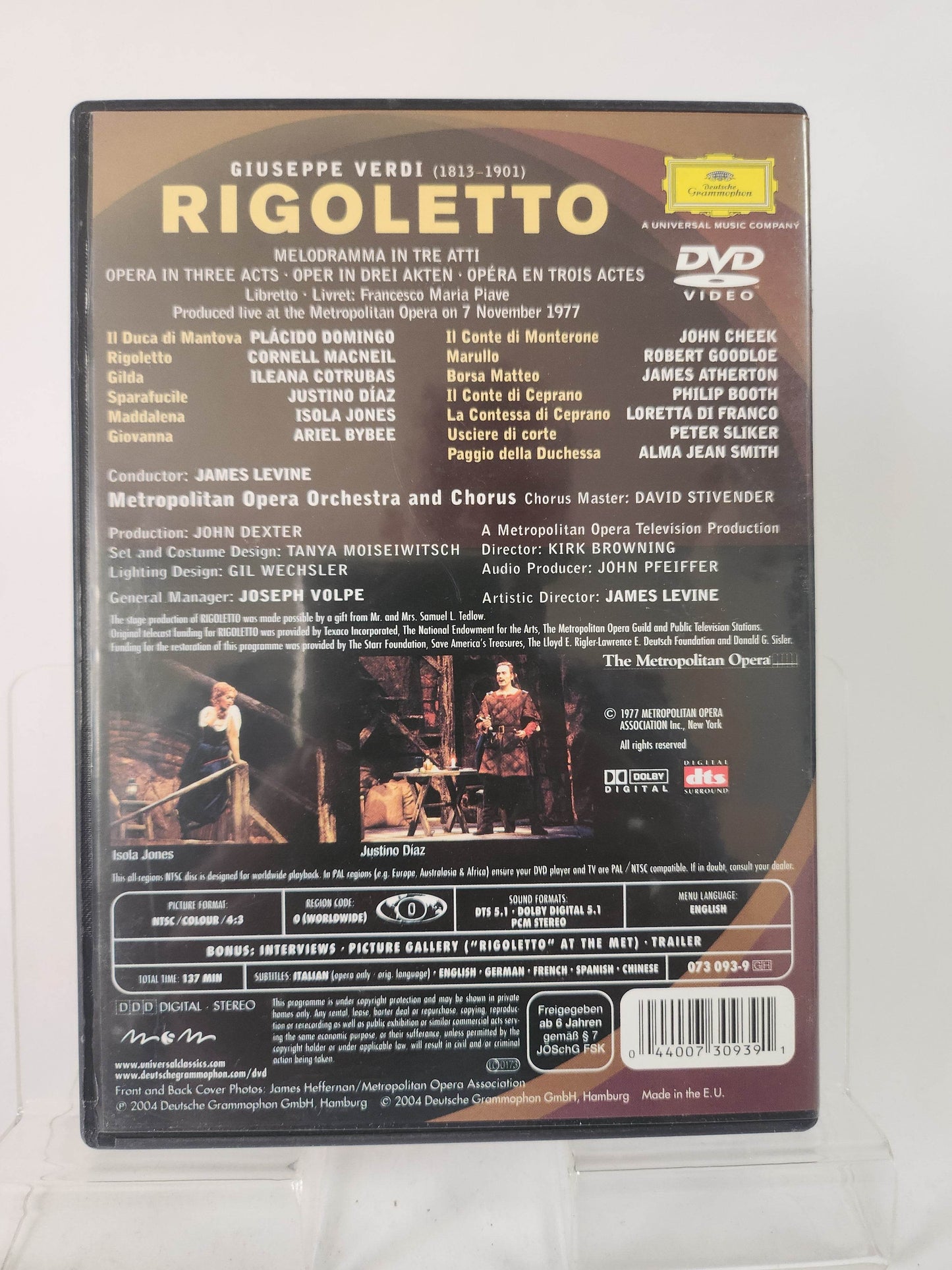 Rigoletto: Giuseppe Verdi DVD Muziek - Feniks Gameshop