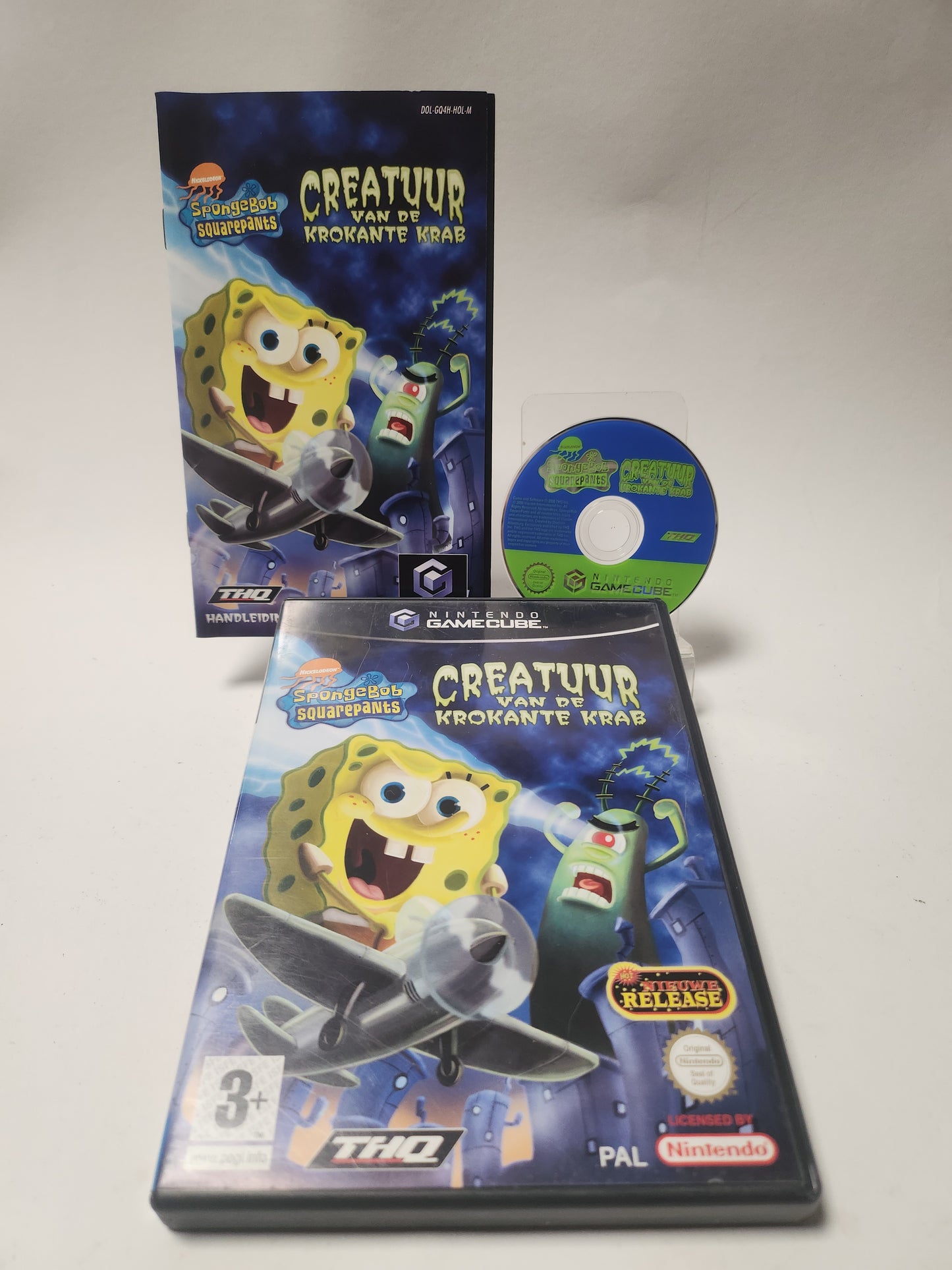 SpongeBob SquarePants Creatuur van de Krokante Krab Nintendo Gamecube