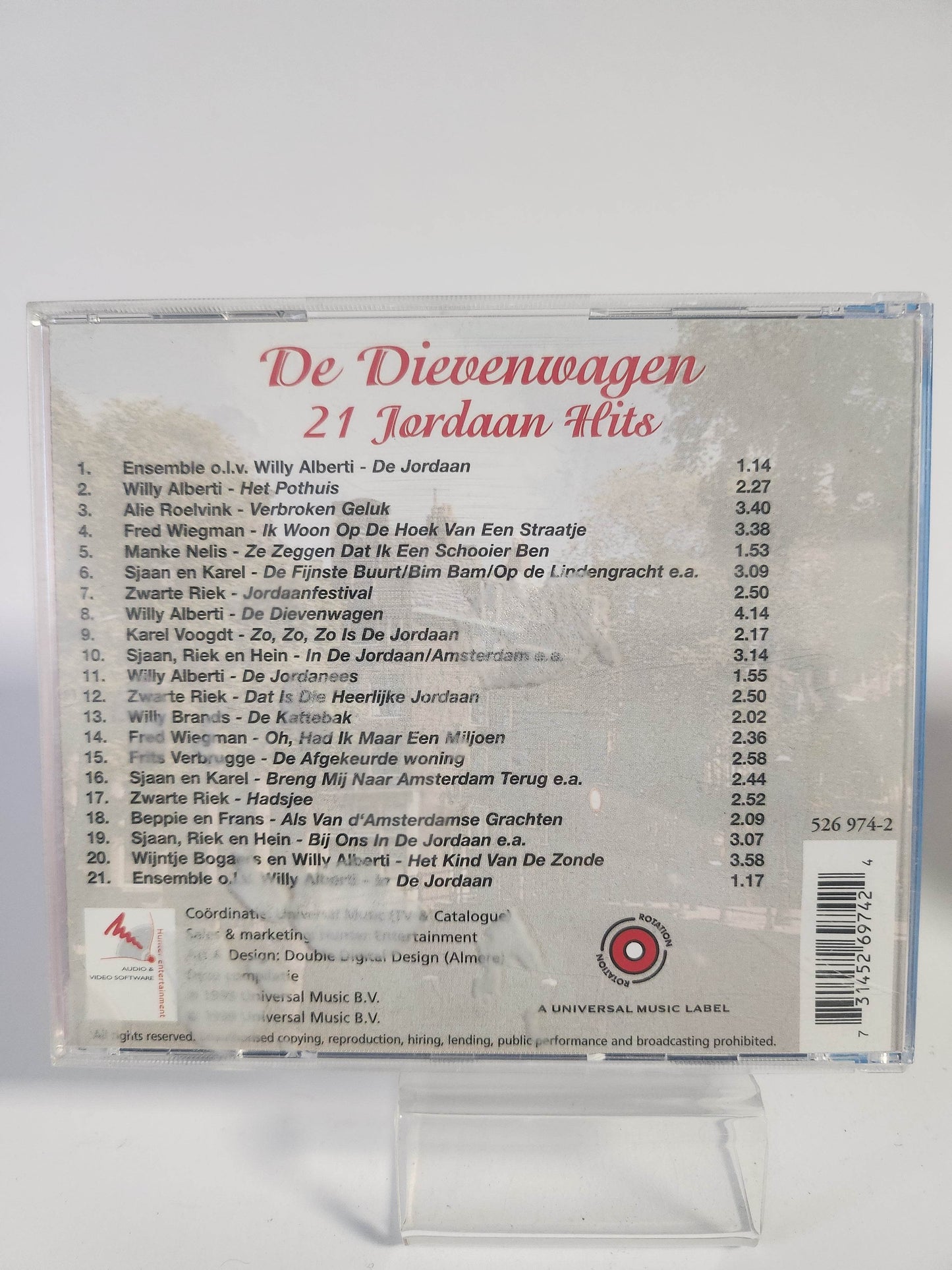 Dievenwagen 21 Jordaan Hits CD - Feniks Gameshop