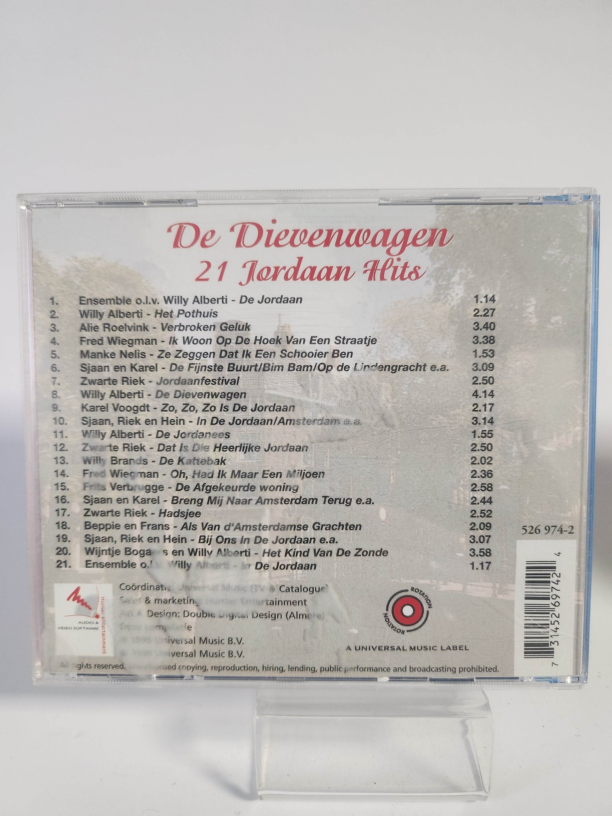 Dievenwagen 21 Jordaan Hits CD - Feniks Gameshop