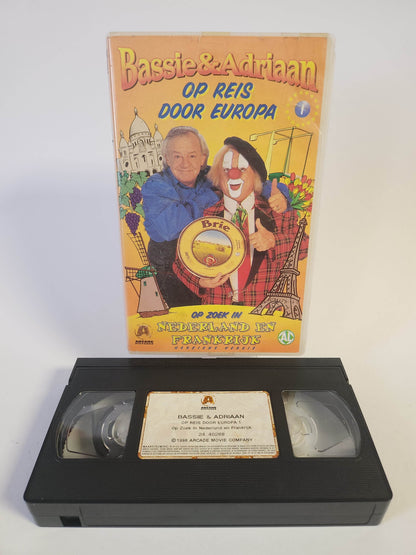 Bassie & Adriaan op Reis door Europa 1 VHS - Feniks Gameshop