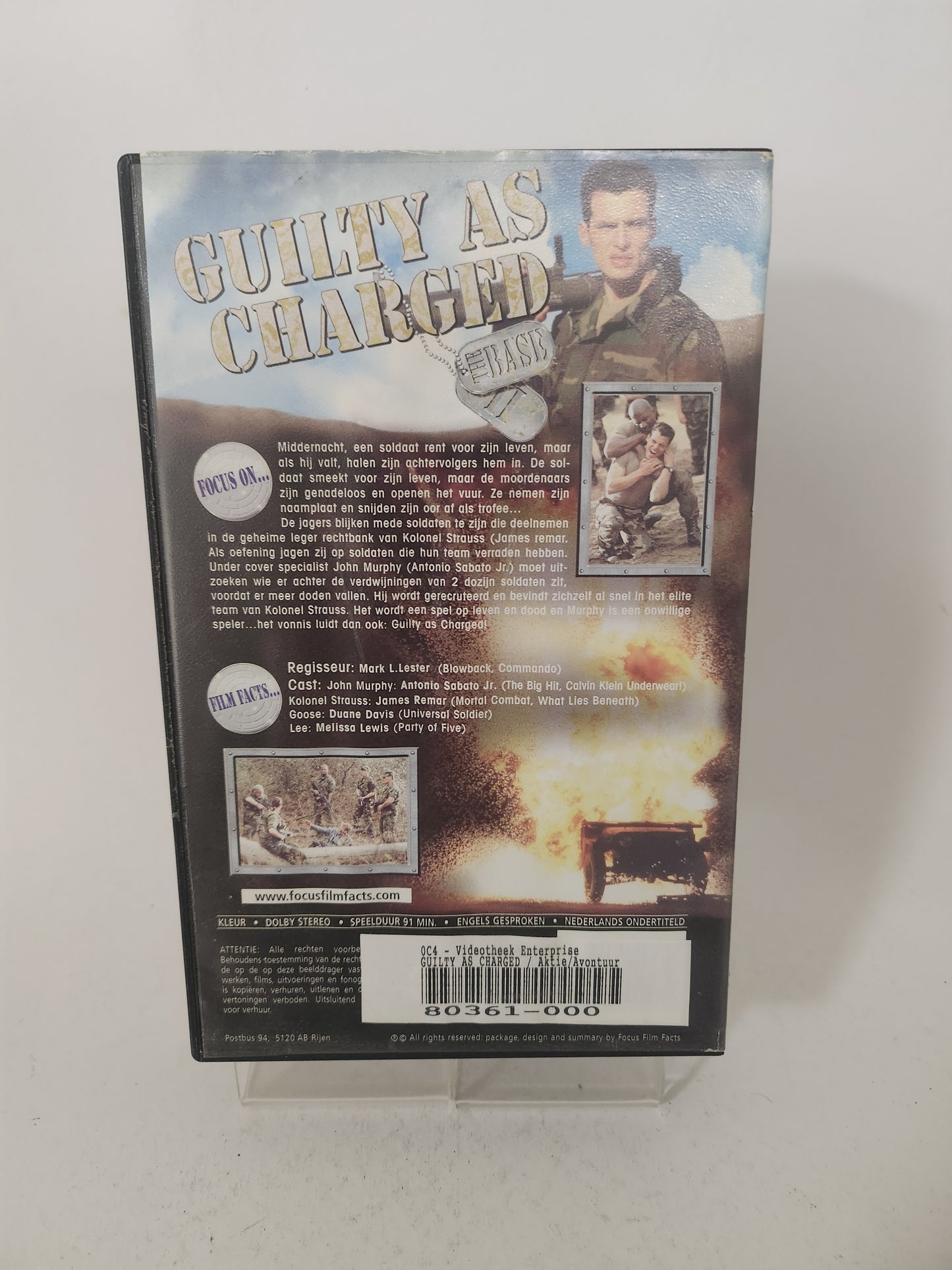 Guilty as Charged VHS