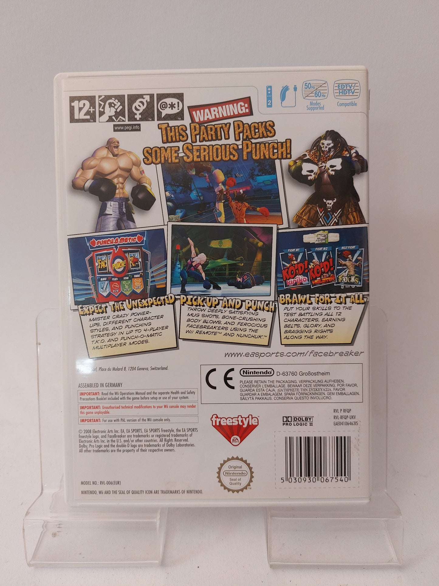 FaceBreaker KO Party Nintendo Wii