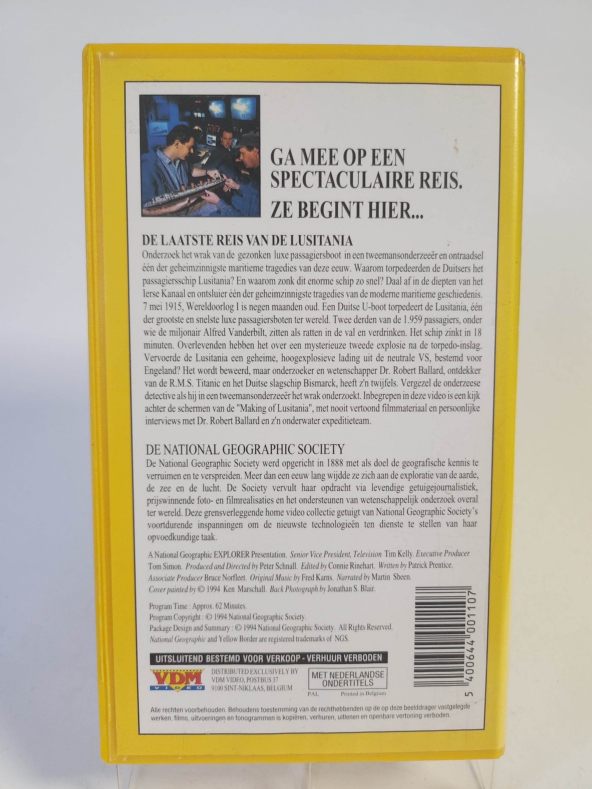 National Geographic: de Laatste Reis van de Lusitania VHS - Feniks Gameshop