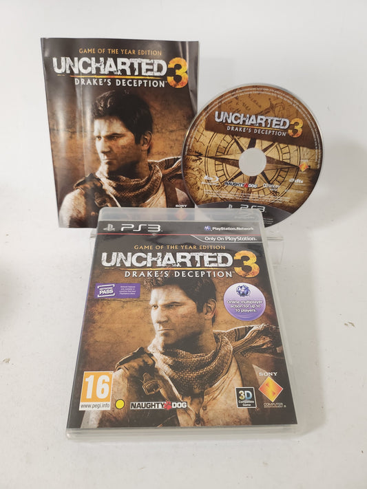 Uncharted 3 Drake's Deception Game of the Year Playstation 3