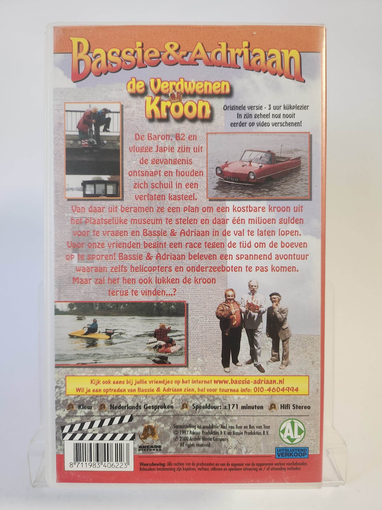 Bassie & Adriaan de Verdwenen Kroon VHS - Feniks Gameshop