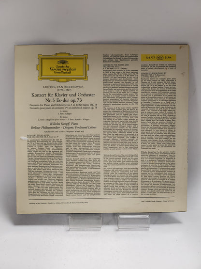 Deutsche Grammophon Gesellschaft: Beethoven Klavierkonzert Nr.5 Es-Dur LP Vinyl