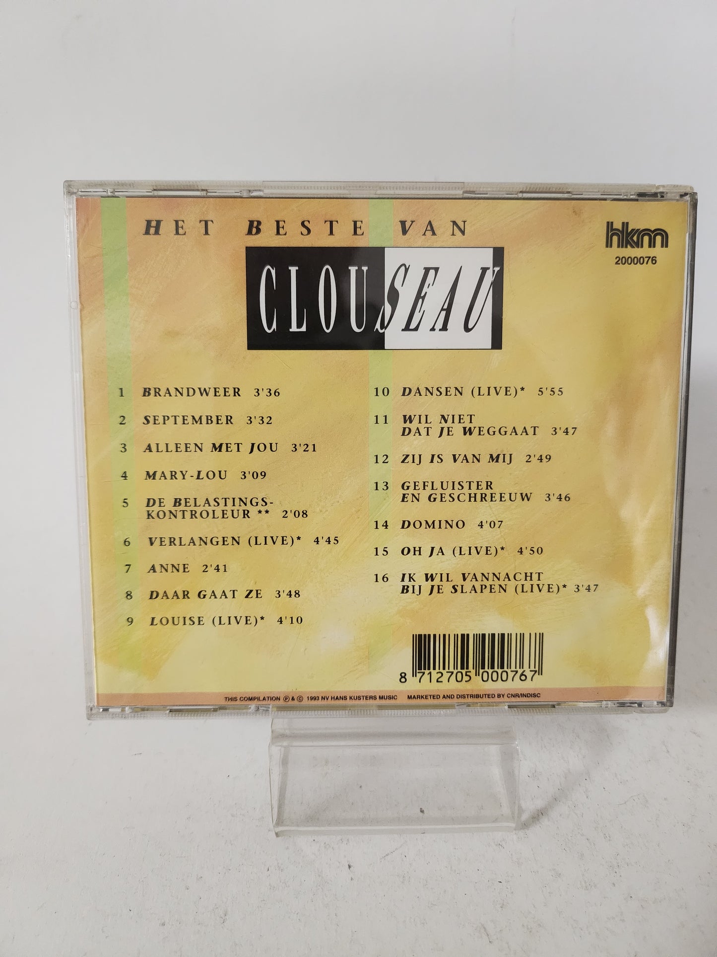 Clouseau "het Beste van" CD