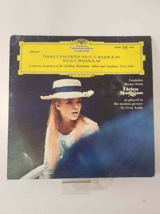 Piano Concertos No 17, G Major, KV 453, No 21, C Major KV 467 LP Vinyl