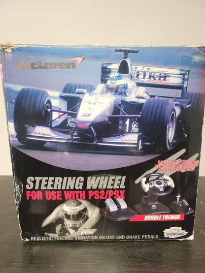 Mc Laren Steering Wheel Playstation 2 (ook Playstation 1 en Playstation 3)