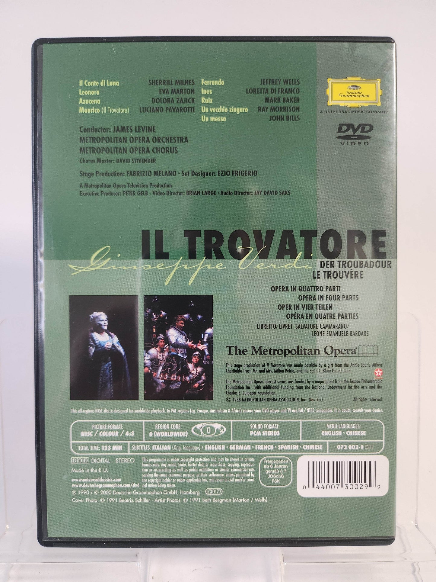 Verdi: Trovatore DVD Muziek - Feniks Gameshop