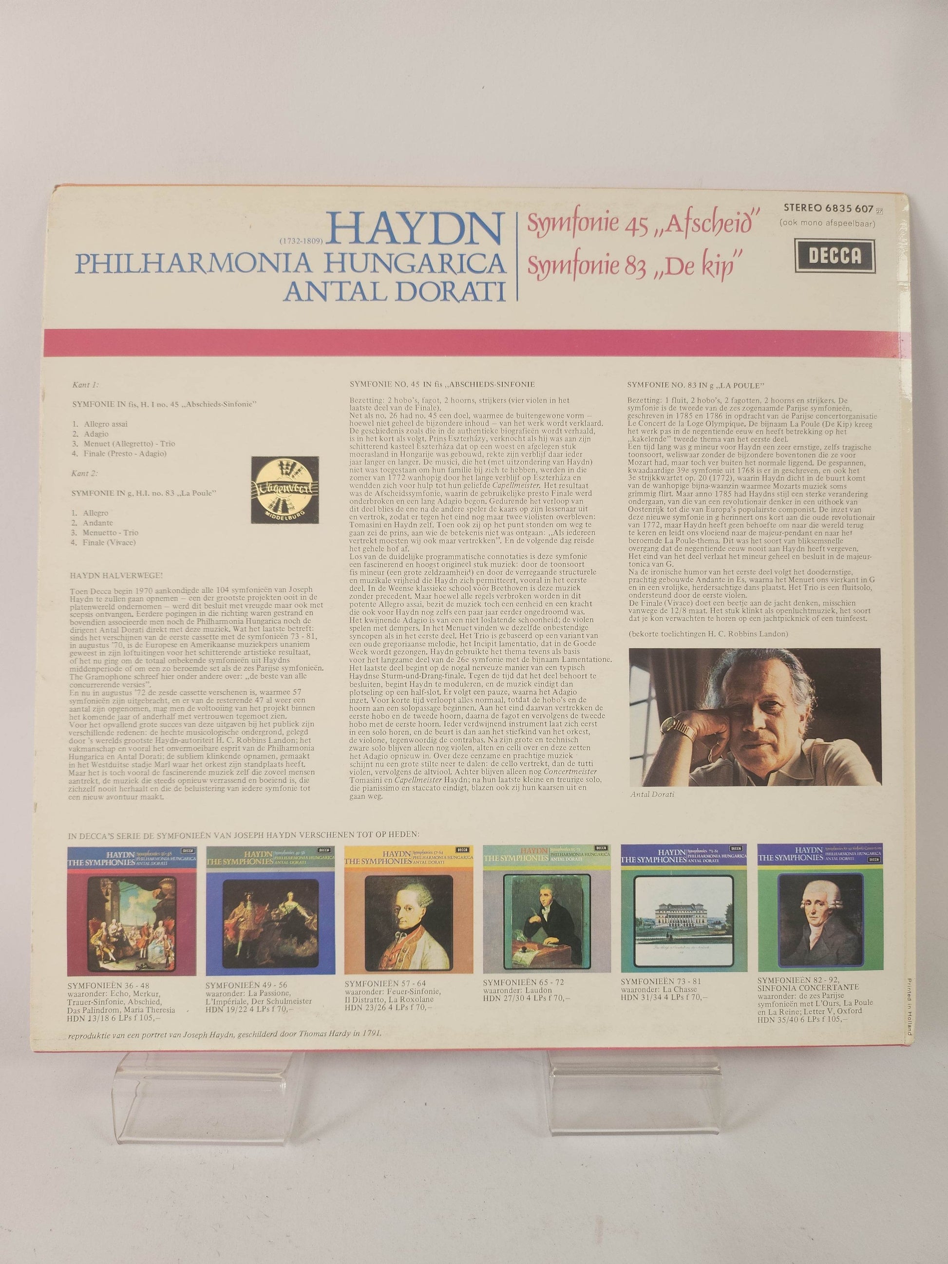 Haydn: Philharmonia Hungarica Antal Dorati LP Vinyl - Feniks Gameshop