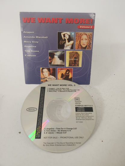 We Want More Volume 3 CD Single