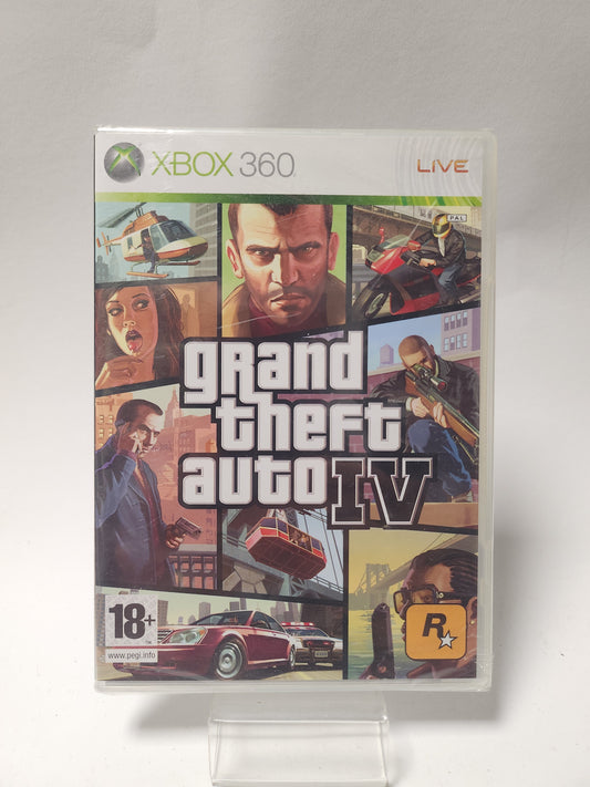 Grand Theft Auto IV (Exclusieve afbeeldingen & 500 Live Punten) Sealed Xbox 360
