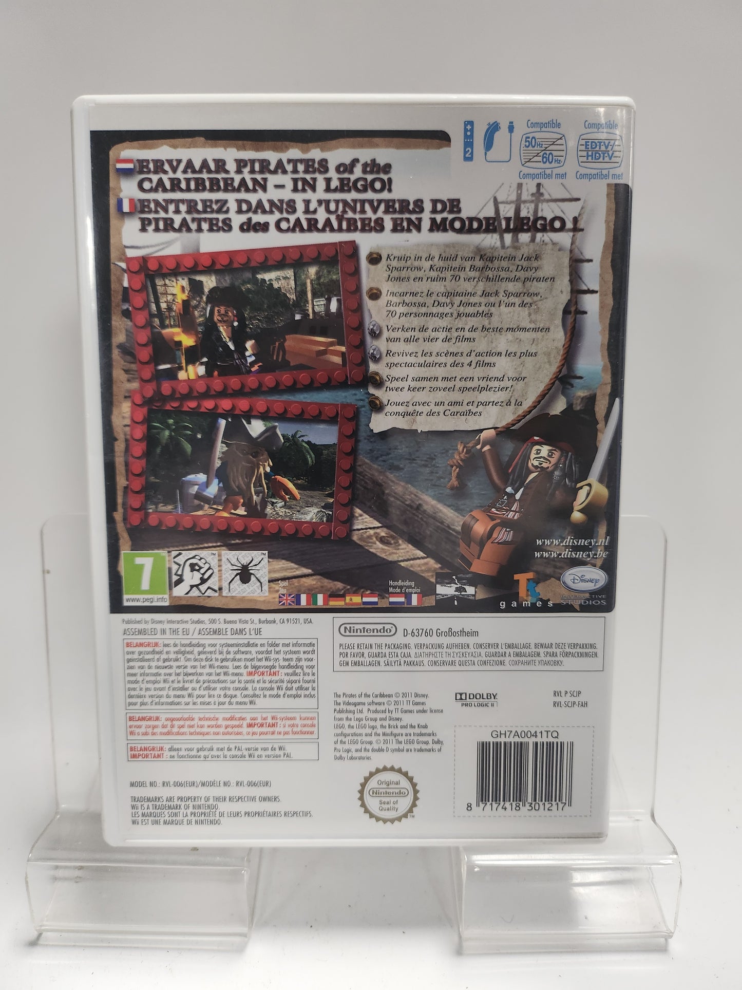 Disney Lego Pirates of the Caribbean the Videogame Nintendo Wii