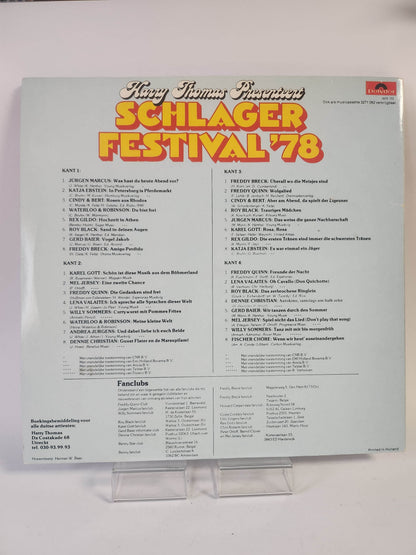 Harry Thomas Presenteert Schlager Festival '78 LP Vinyl - Feniks Gameshop