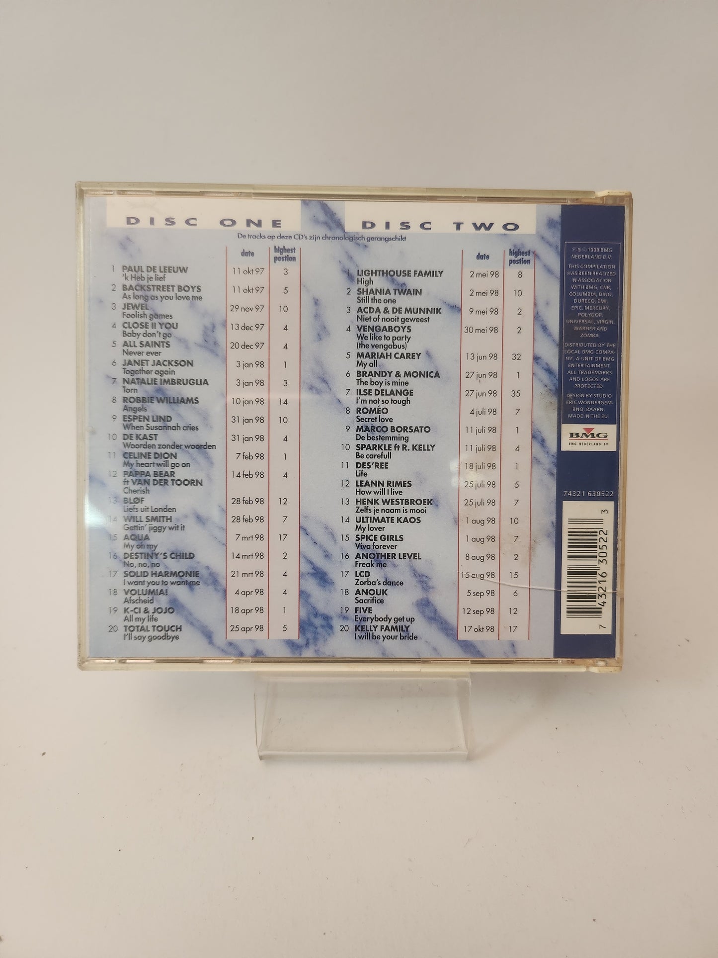 Beste uit de Mega Top 100 '98 Dubbel CD