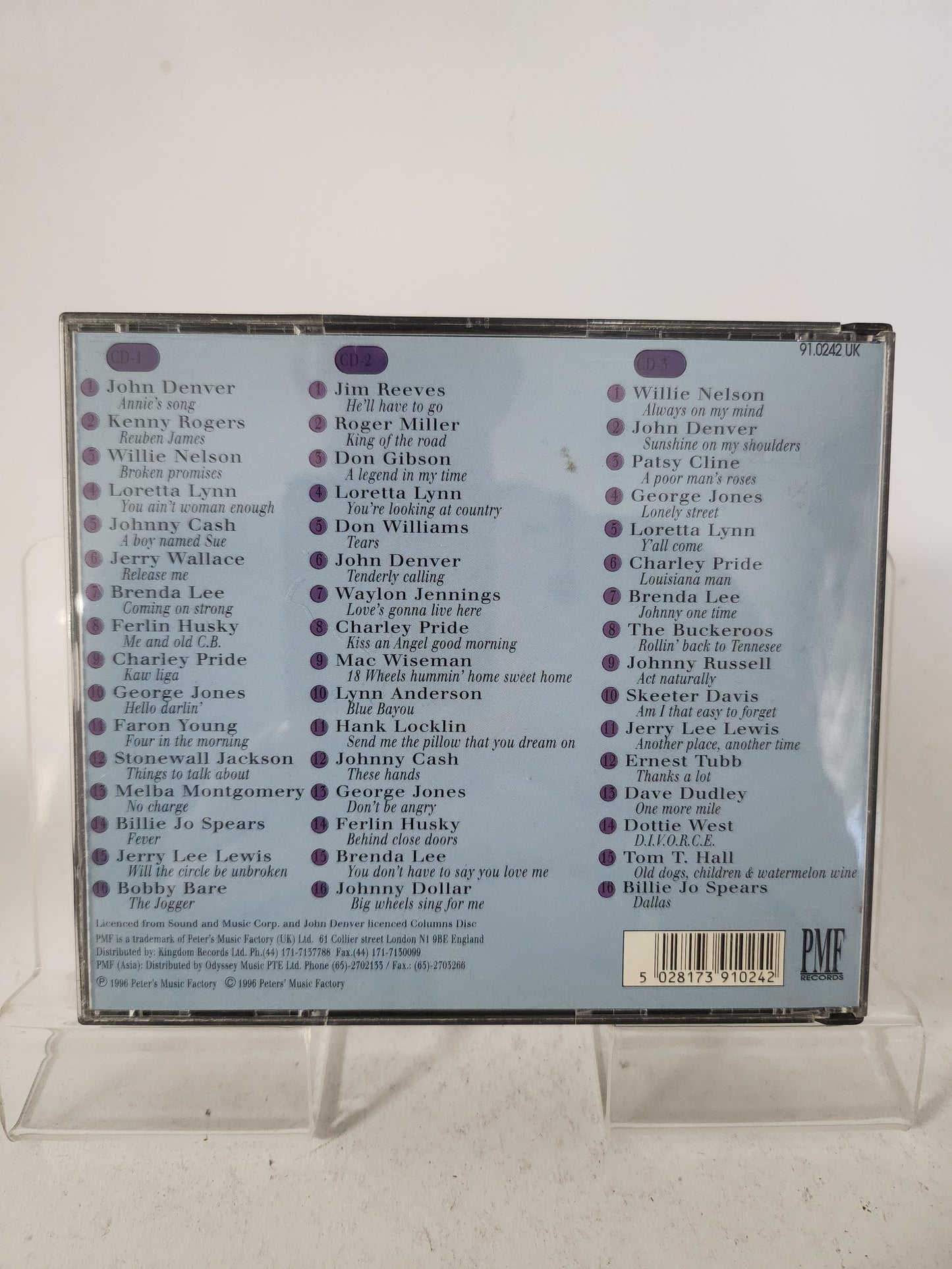 Country 2 "the Best of" 3 CD Box
