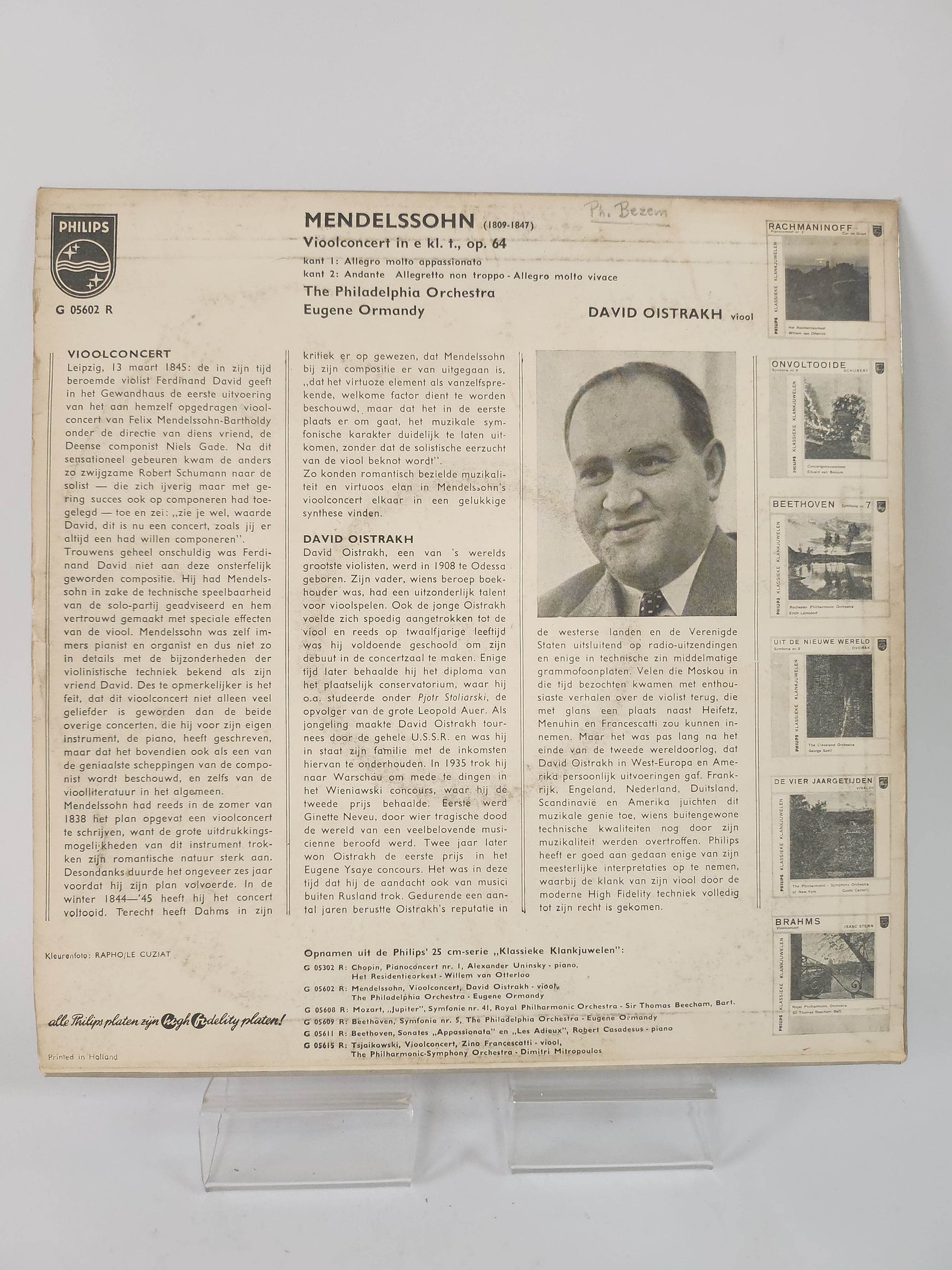 Klassieke Klankjuwelen: David Oistrakh LP Vinyl - Feniks Gameshop