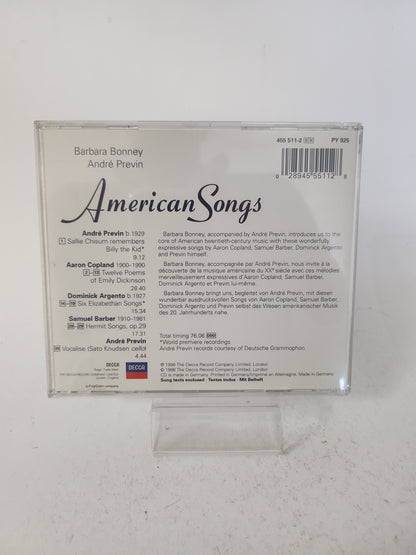 Barbara Bonney & André Previn: American Songs CD