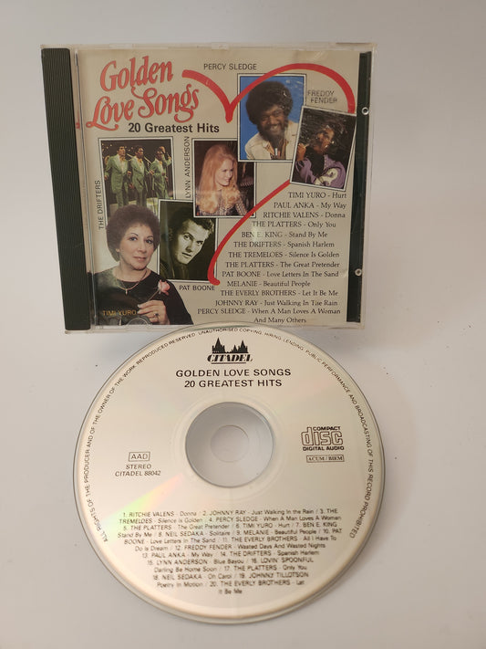 Golden Love Songs: 20 Greatest Hits CD