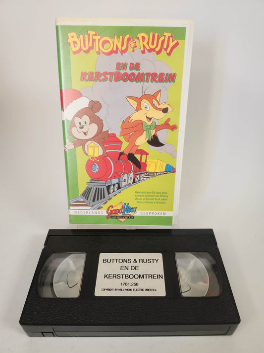 Buttons & Rusty en de Kerstboomtrein VHS Kids - Feniks Gameshop