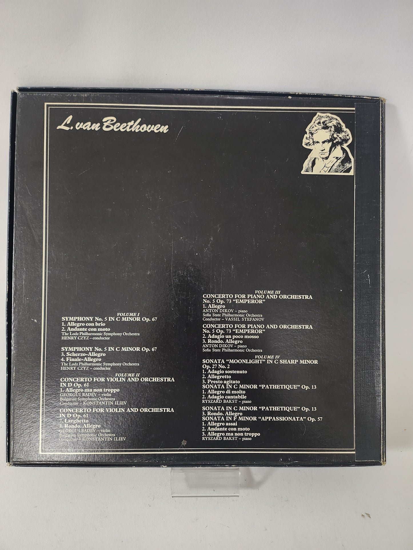 L van Beethoven 4LP Set Stereo LP Vinyl