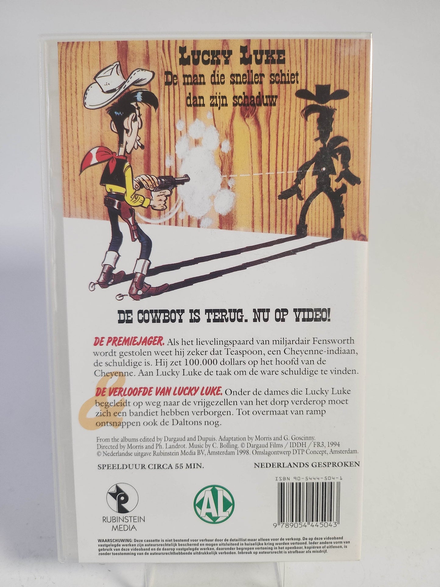 Lucky Luke: de Premiejager & de Verloofde van Lucky Luke geseald VHS Kids - Feniks Gameshop
