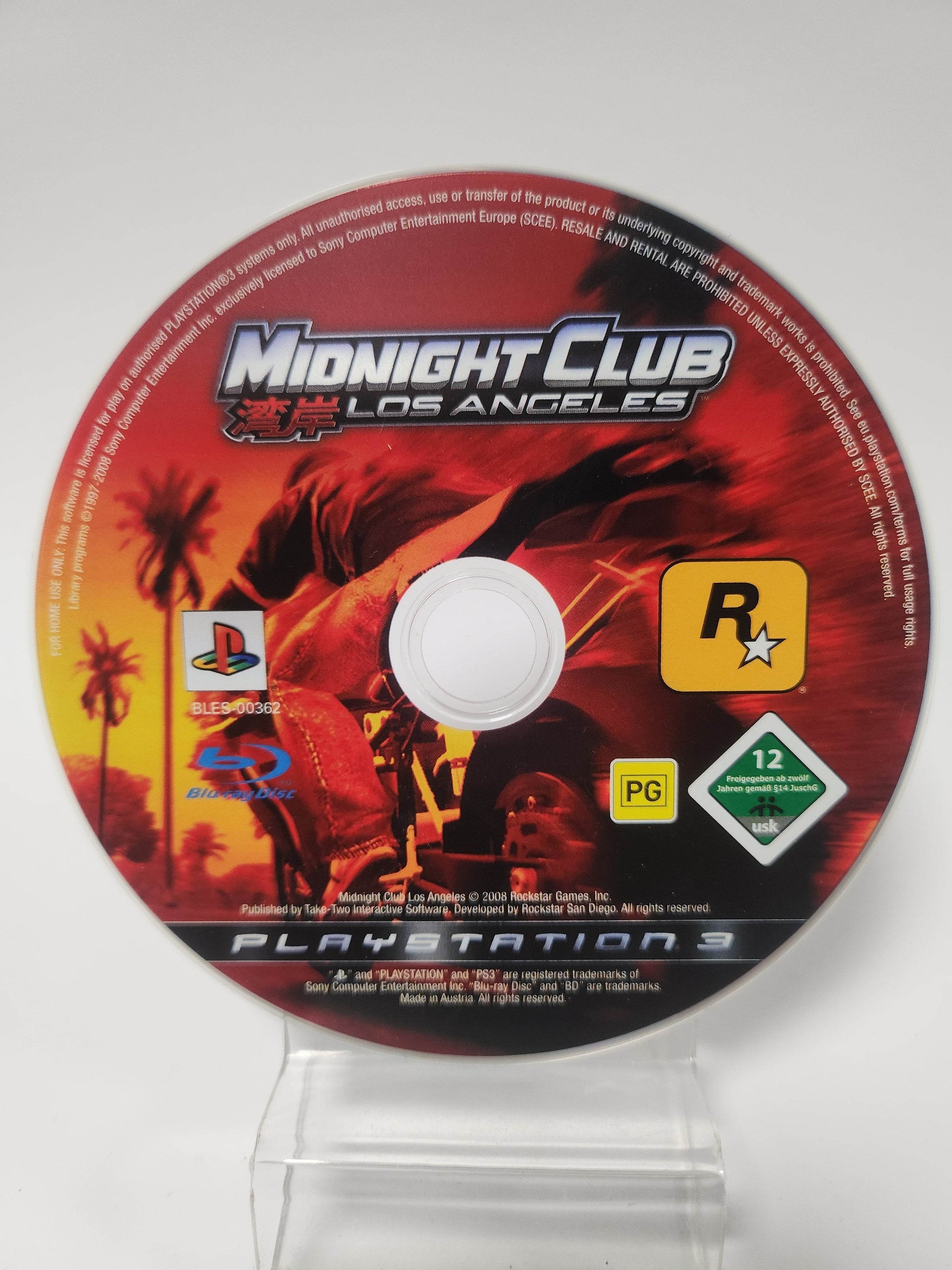 Midnight Club Los Angeles (Disc Only) PlayStation 3 - Feniks Gameshop