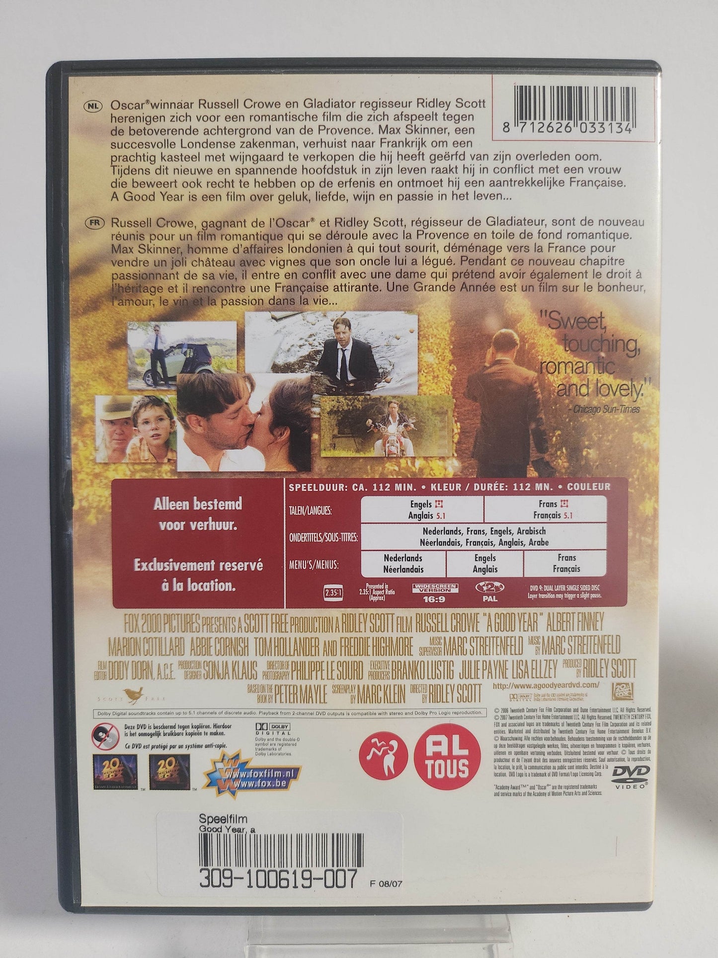 A Good Year DVD - Feniks Gameshop