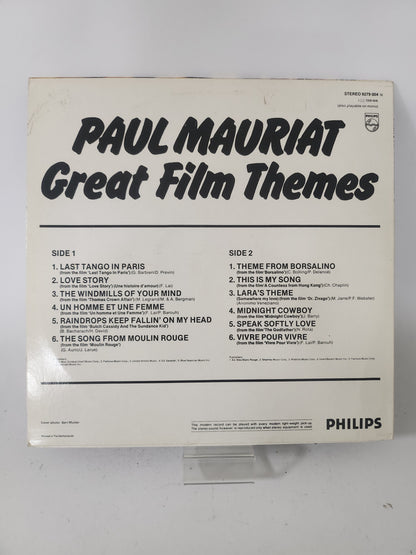 Great Film Themes: Paul Mauriat LP Vinyl