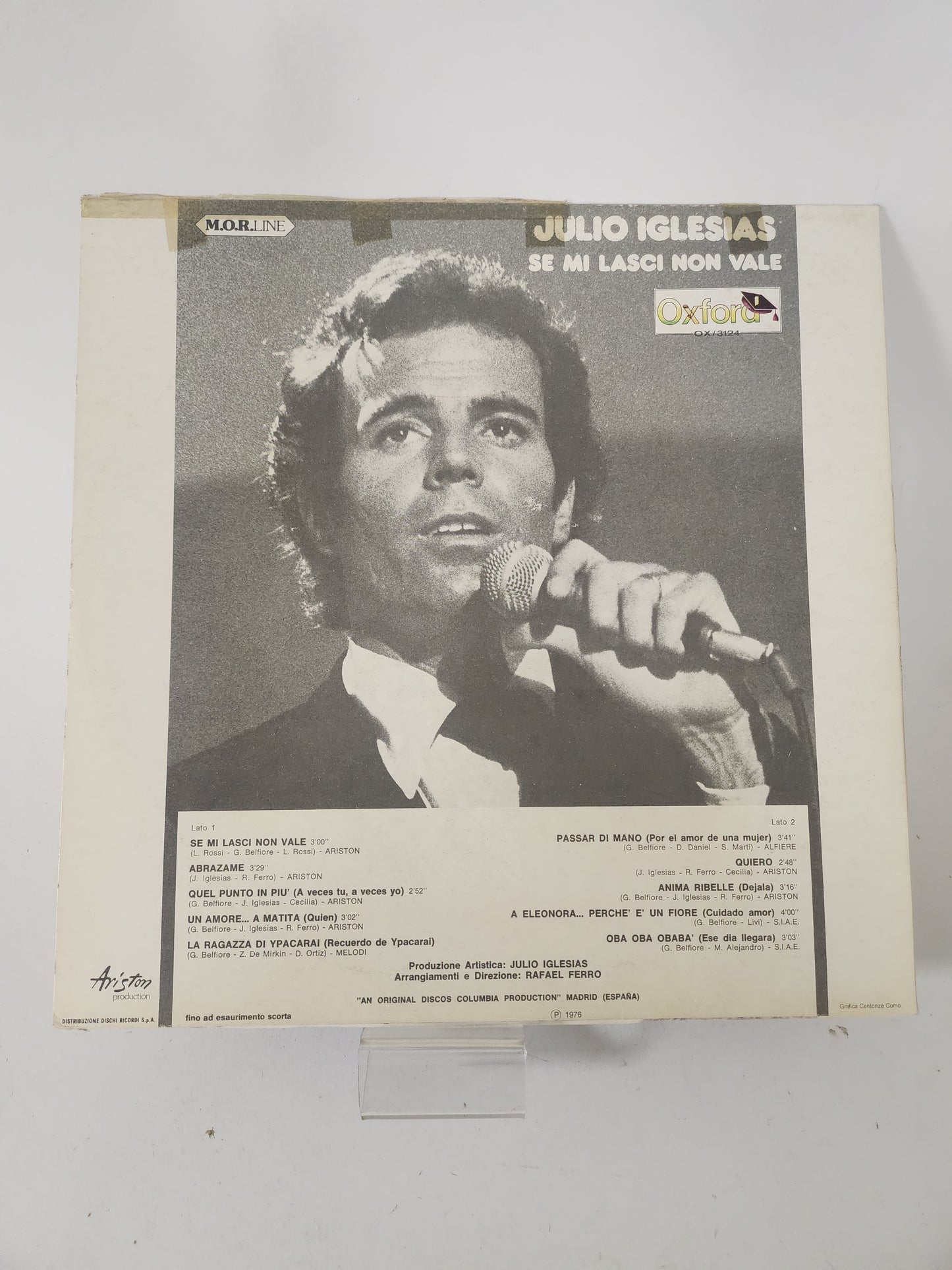 Se Mi Lasci Non Vale: Julio Iglesias LP Vinyl