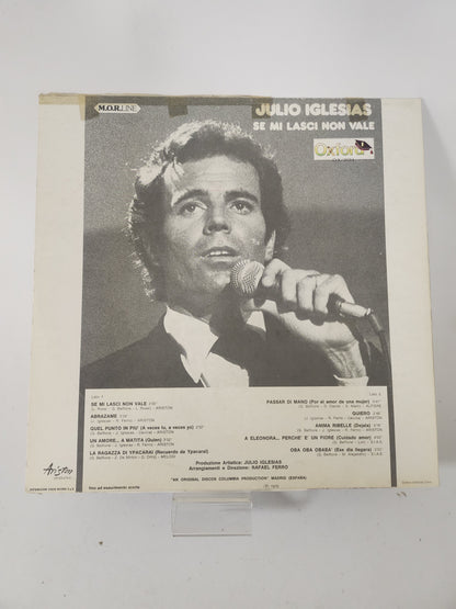 Se Mi Lasci Non Vale: Julio Iglesias LP Vinyl