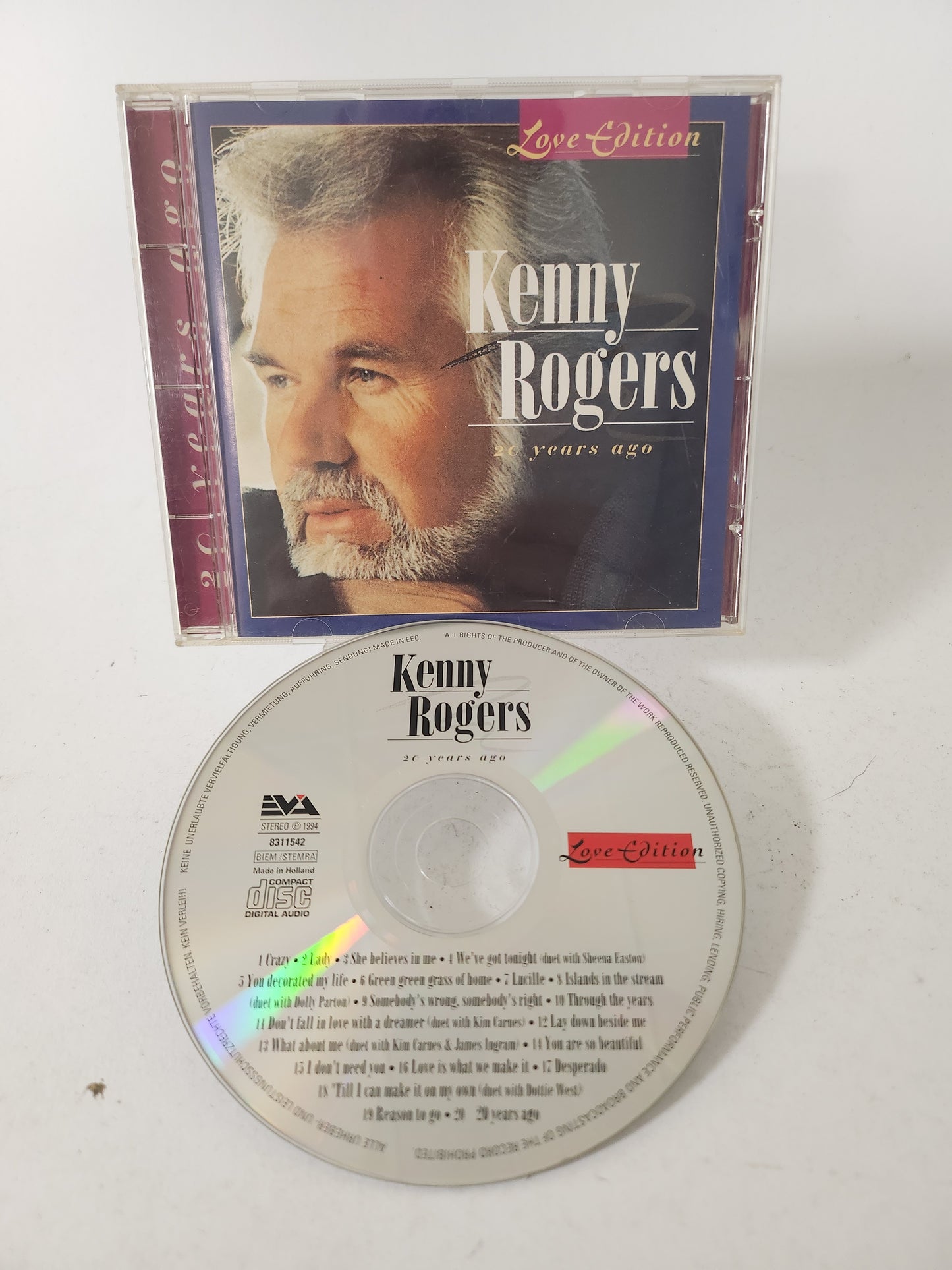 Kenny Rogers: 20 Years Ago CD