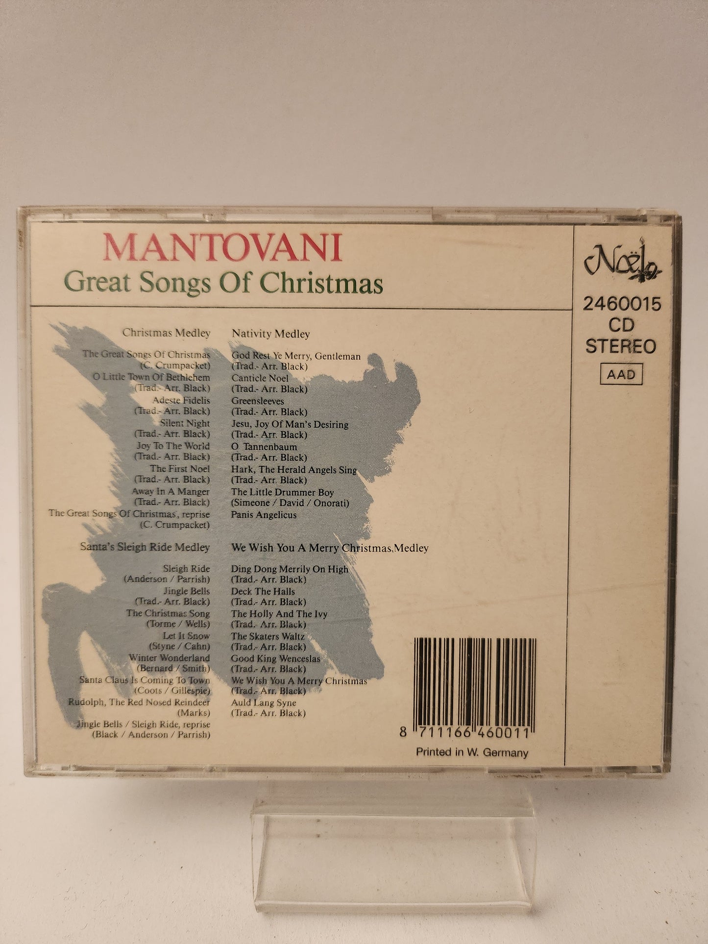 Mantovani: Great Songs of Christmas CD