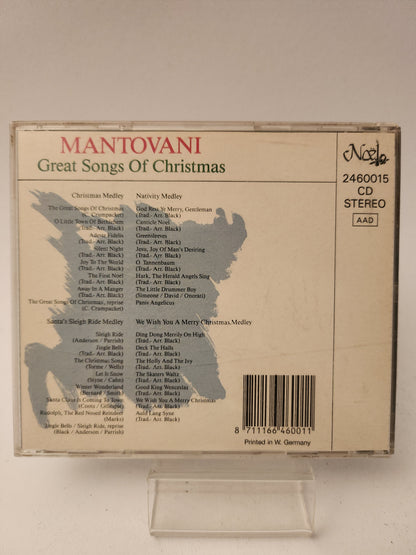 Mantovani: Great Songs of Christmas CD